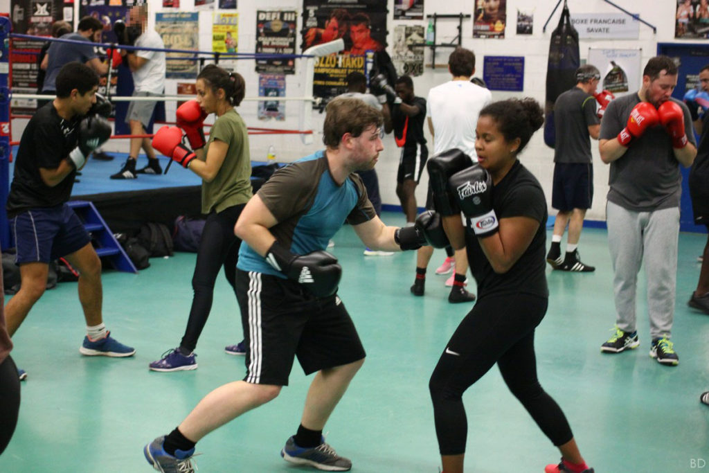 Séance boxe anglaise Avia Club Boxe